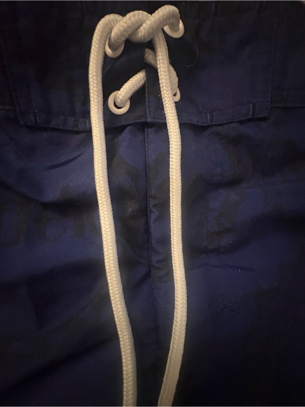 Modelo Navy Swim Board Shorts with White Logo - Picture 4 of 5